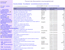 Tablet Screenshot of forum.courseapied.net